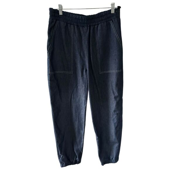 Adriano Goldschmied AG Dark Wash Jeans Elastic Waist Size S Classic Elevated - Picture 1 of 10